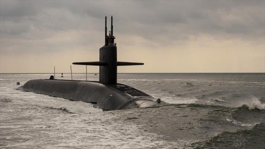 El submarino nuclear USS Maryland (SSBN-738).