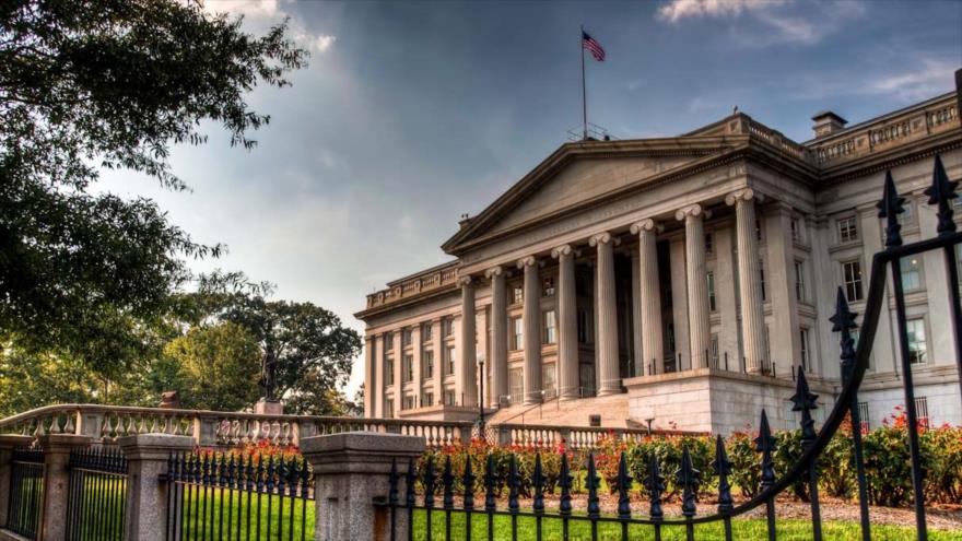 Sede del Departamento del Tesoro de Estados Unidos en Washington, capital estadounidense.