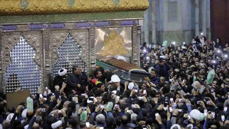 Hashemi Rafsanyani es sepultado en el mausoleo del Imam Jomeini