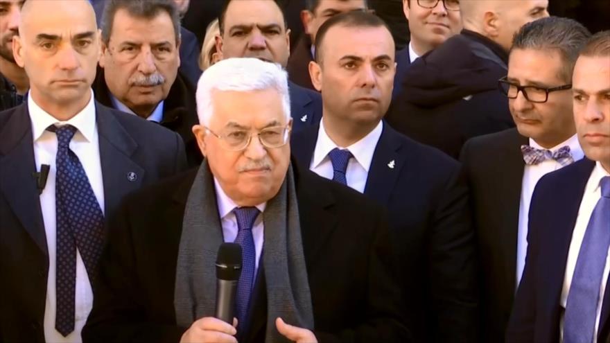 Mahmud Abás advierte sobre traslado de embajada de EEUU a Al-Quds