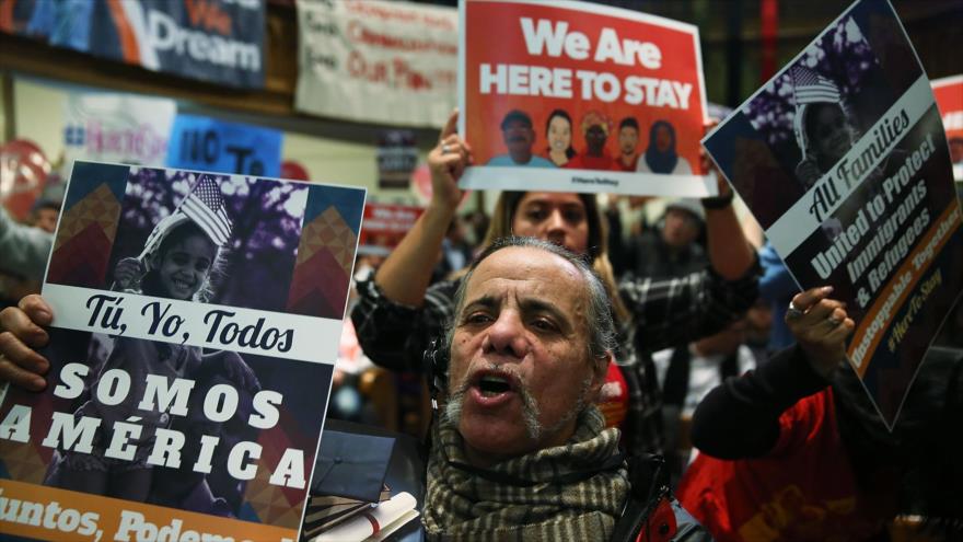 Comienzan masivas marchas en EEUU contra investidura de Trump