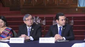 Presidente guatemalteco presenta su primer informe de Gobierno