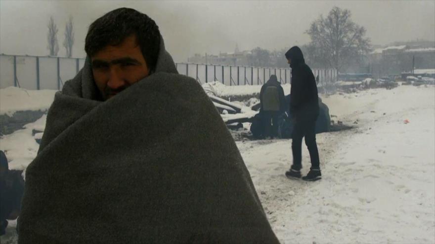 Migrantes mueren en los últimos días en Europa por la ola de frío