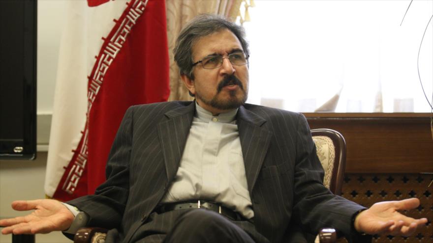 El portavoz de la Cancillería iraní, Bahram Qasemi. 