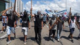 Manifestantes en Argentina exigen la liberación de Milagro Sala 