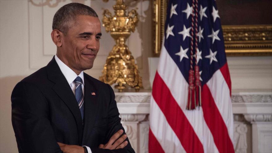 El presidente de EE.UU., Barack Obama, en la Casa Blanca en Washington DC, capital, 12 de enero de 2017.