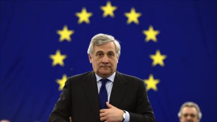Conservador italiano Tajani, nuevo presidente de la Eurocámara