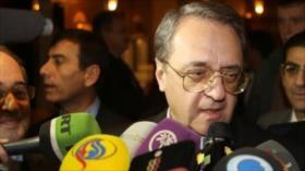 Rusia ve clave sus consultas con Irán para resolver crisis siria