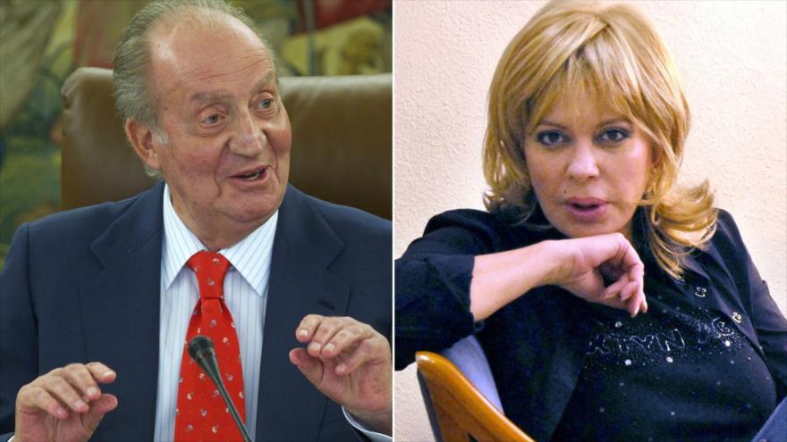 El emérito rey Juan Carlos I de España y Bárbara Rey, la ex Miss Madrid.
