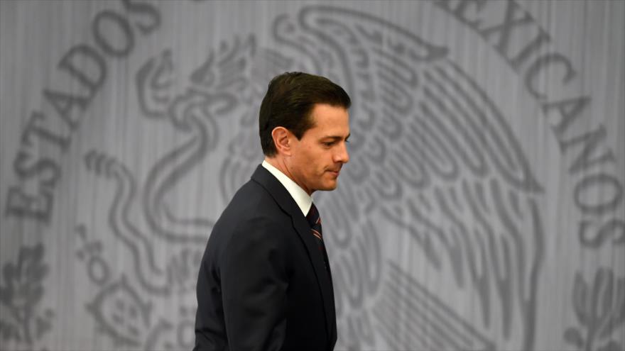 El presidente mexicano, Enrique Pena Nieto, en la residencia presidencial de Los Pinos, en Ciudad de México, la capital, 4 de enero de 2017.