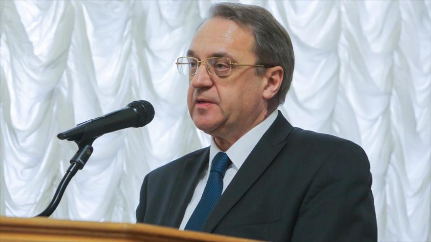 El vicecanciller ruso Mijail Bogdanov.