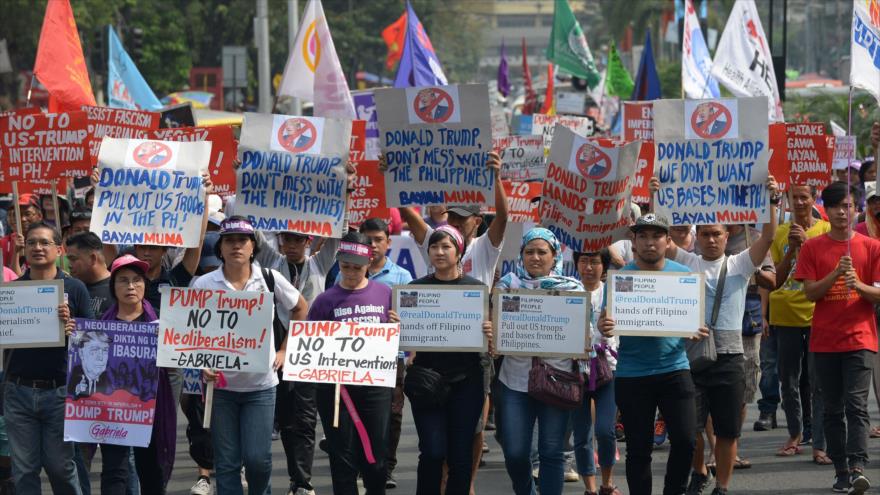 Filipinos piden separación de EEUU de cara a investidura de Trump 
