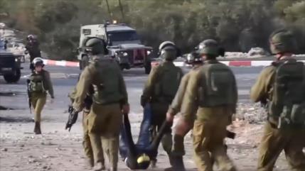 Vídeo: Fuerzas israelíes arrastran cuerpo baleado de un palestino