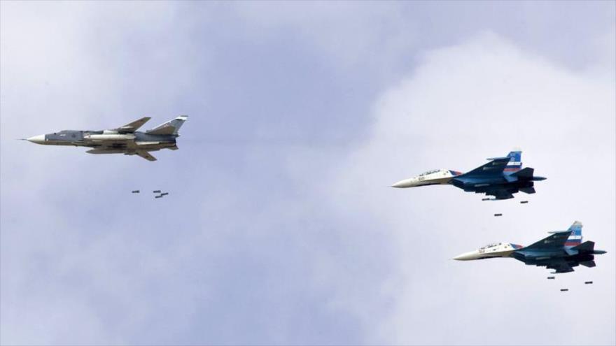 Rusia, furiosa con terroristas, lanza 25 ataques aéreos en Idlib