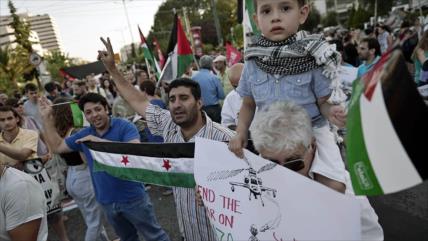 Palestinos se movilizan contra ‘racismo’ del régimen israelí