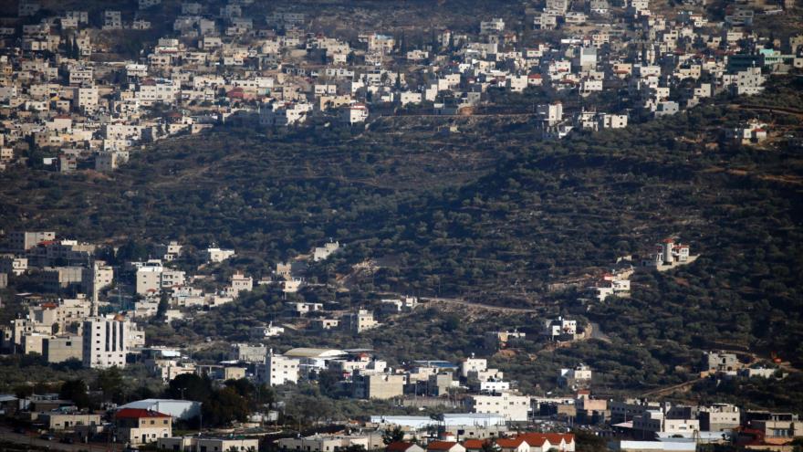 El asentamiento ilegal israelí Rahaleem, al sur de la ciudad cisjordana de Nablus, 15 de enero de 2017.