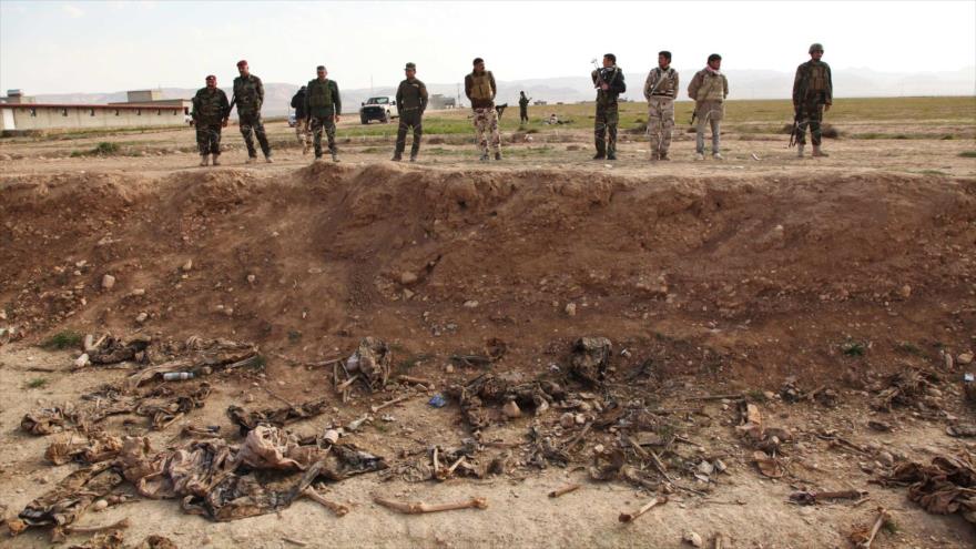 Fuerzas iraquíes hallan fosa común con 89 cuerpos en Tikrit | HISPANTV