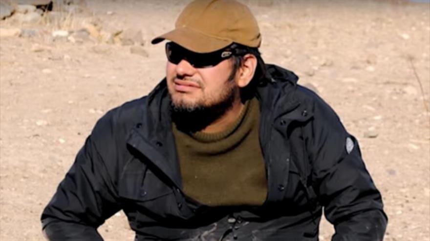 Paolo Todd, voluntario estadounidense que luchaba junto a las fuerzas kurdas sirias contra Daesh.