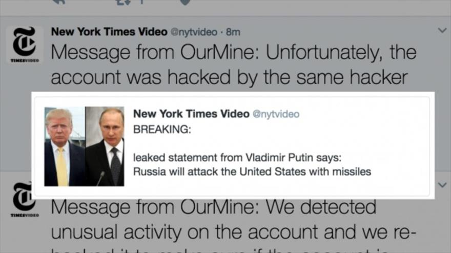 Hackean la cuenta de New York Times en Twitter.