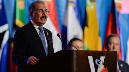Presidente dominicano defiende a su país en cumbre de la Celac 