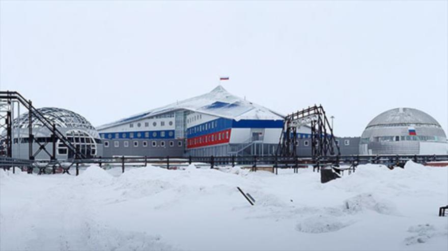 Una base militar rusa en el Ártico.