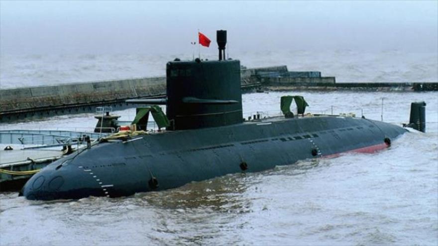 Un submarino modelo S26T perteneciente a la Fuerza Naval de China.