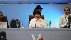 Evo Morales asegura que el capitalismo mundial “está sepultado”