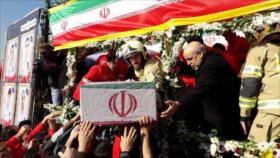 Irán da su último adiós a mártires de tragedia de Plasco