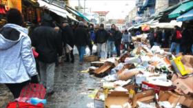 Huelga municipal deja la ciudad de Al-Quds repleta de basura