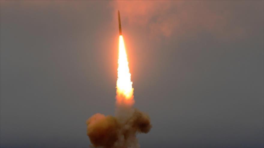 Un misil balístico Scud, de producción soviética.