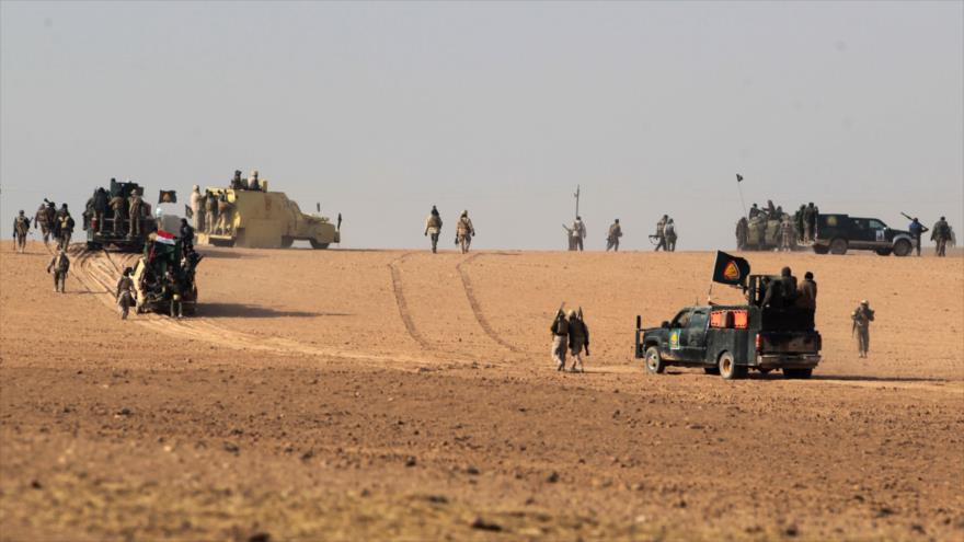 Al-Hashad Al-Shabi corta ruta de Daesh desde Irak a Siria