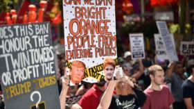 Miles de personas protestan contra Trump en Australia e Indonesia