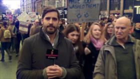 Londres protesta contra el veto migratorio de Trump