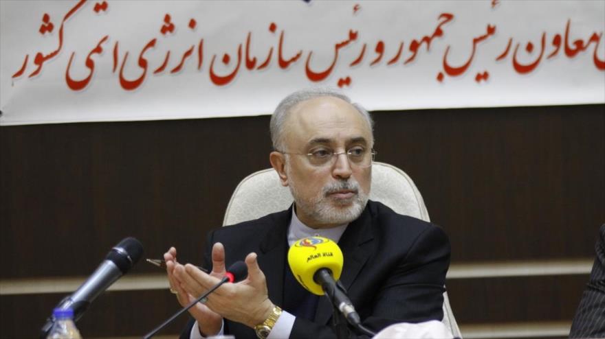 El jefe de la Organización de Energía Atómica de Irán, Ali Akbar Salehi, en una reunión celebrada en la ciudad de Qom, sur de Teherán, 6 de febrero de 2017.