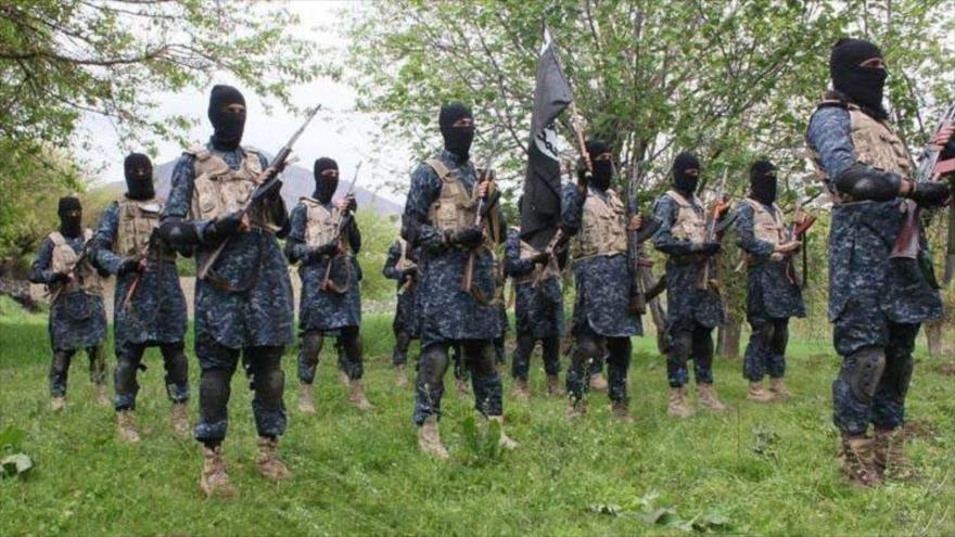 Miembros del grupo terrorista EllL (Daesh, en árabe) en Afganistan.