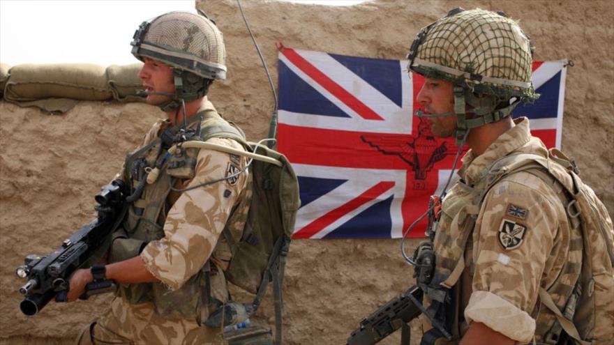 Soldados británicos en Afganistán.
