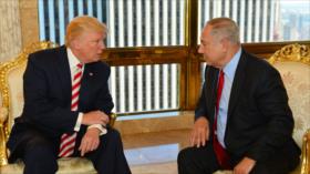 ‘Trump inicia belicismo en Oriente Medio con viaje de Netanyahu’