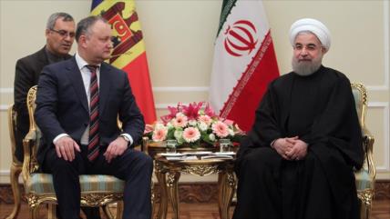 Irán y Moldavia abogan por fortalecer las relaciones bilaterales