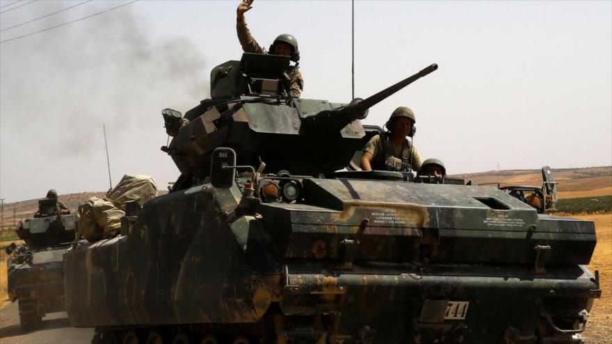 Tanques del Ejército turco en Siria.