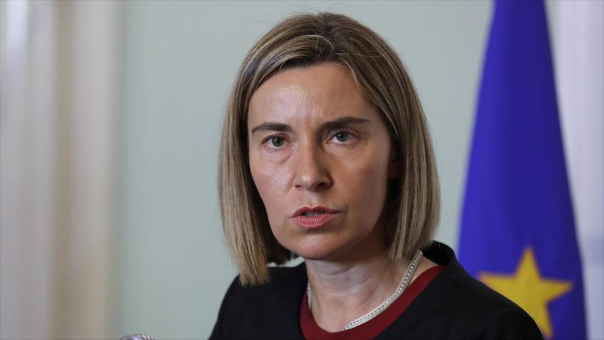 La alta representante de la Política Exterior de la Unión Europea (UE), Federica Mogherini.