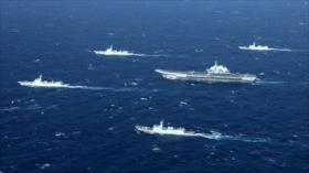 China realiza ejercicios con buques de guerra en aguas disputadas
