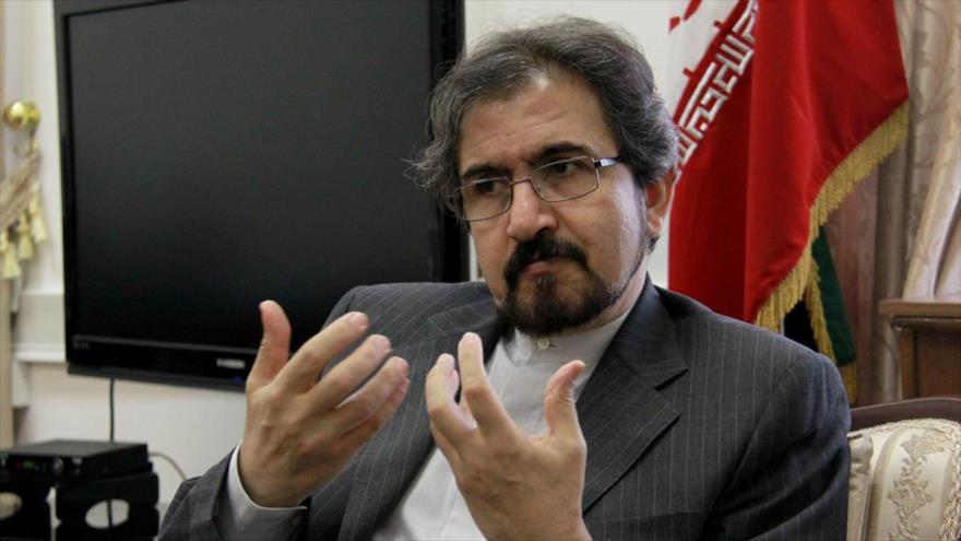 El portavoz de la Cancillería iraní, Bahram Qasemi, en una entrevista realizada el 28 de julio de 2016.