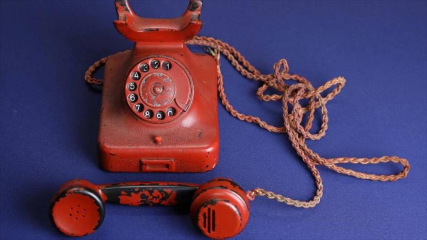 El teléfono rojo de Adolf Hitler.