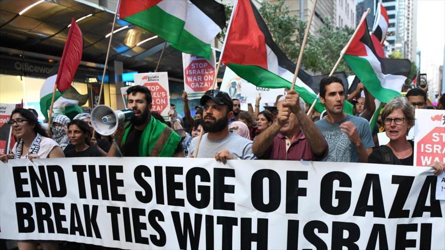 Segundo día de protestas contra Benyamin Netanyahu en Australia