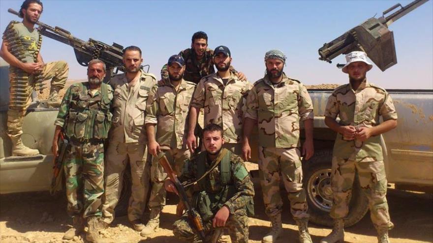  Fuerzas Tigre, unidad de las fuerzas especiales del Ejército sirio, en la provincia de Homs, 24 de junio de 2015.