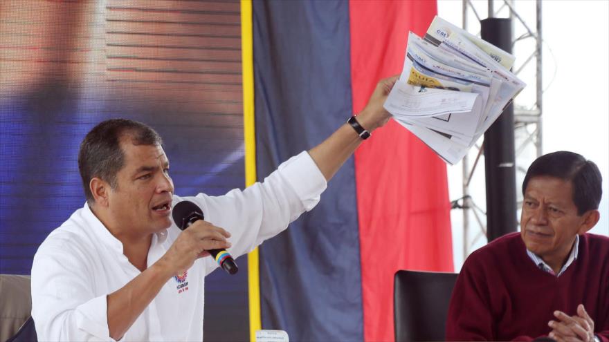 Correa: Venceremos en abril con dos millones de votos de ventaja