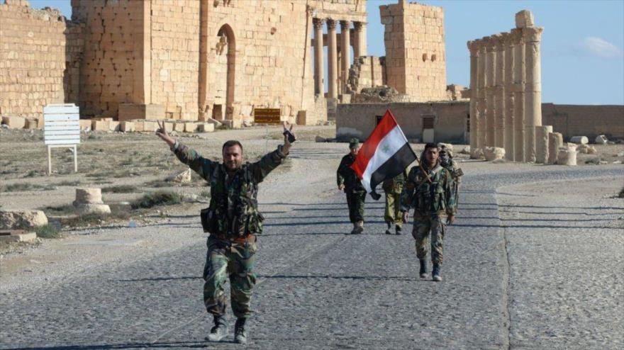 Video: Fuerzas sirias entran en la ciudad de Palmira