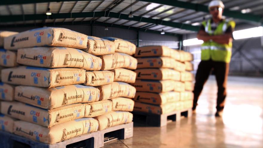 Imagen promocional del mayor grupo mundial en producción de cemento y materiales de construcción, el franco-suizo LafargeHolcim.