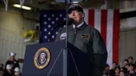 Trump promete ‘reconstruir’ Ejército y aumentar portaaviones a 12