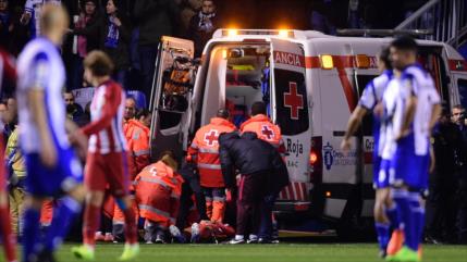 Vídeo: Torres cae desmayado en la cancha tras sufrir un cabezazo